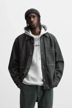 Online CAMISA DENIM PESPUNTES Hombre Camisas