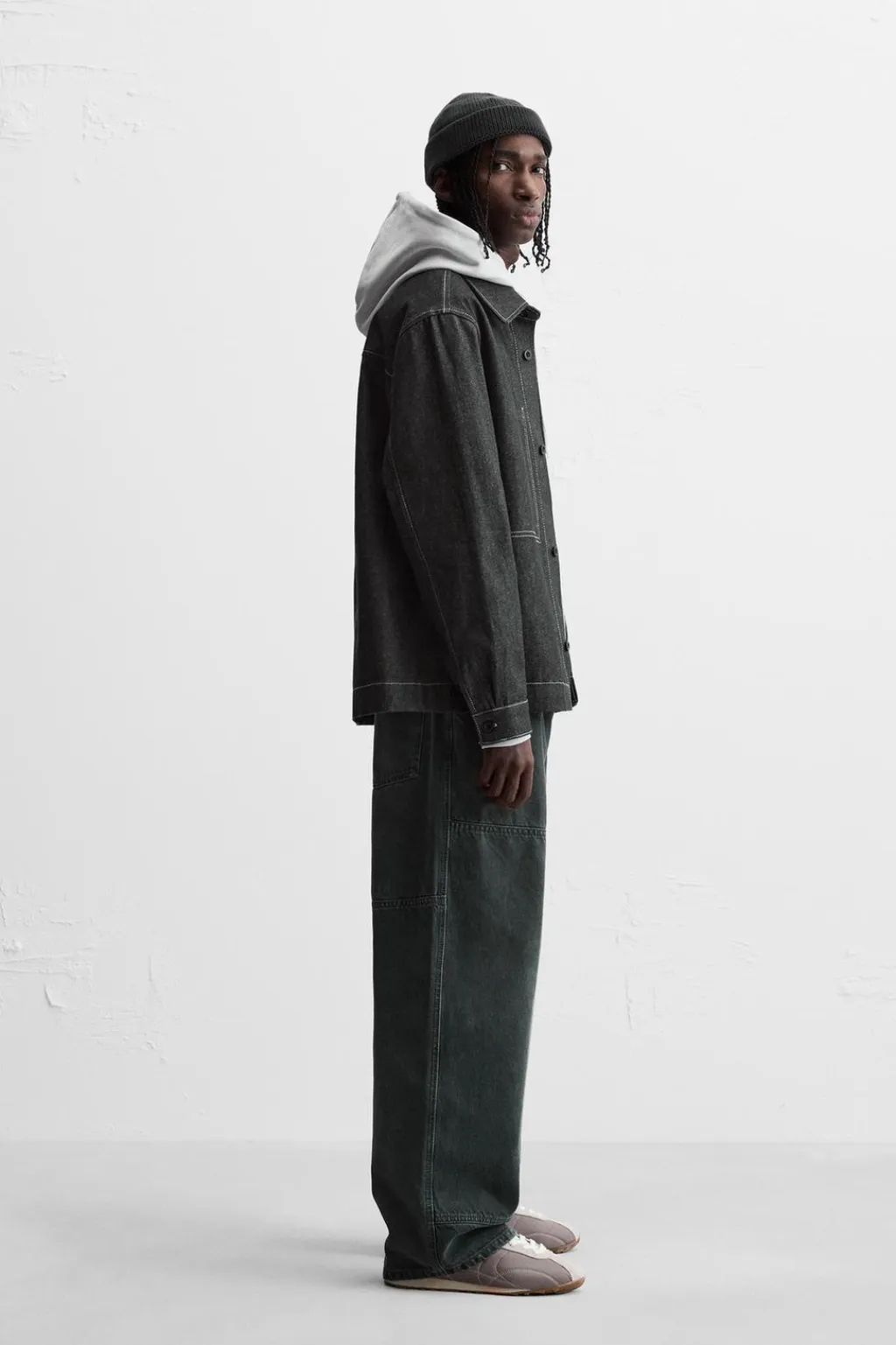 Online CAMISA DENIM PESPUNTES Hombre Camisas