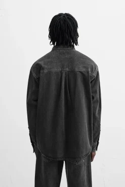 Hot CAMISA DENIM RELAXED FIT Hombre Camisas