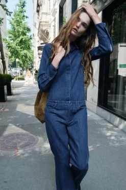 Hot CAMISA DENIM SLIM ZW COLLECTION Mujer Camisas / Blusas