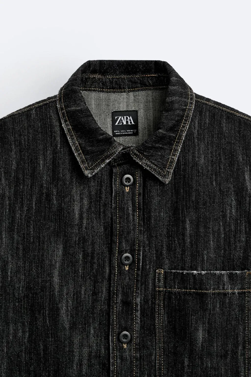 Outlet CAMISA DENIM TEXTURA Hombre Camisas