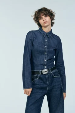 Fashion CAMISA DENIM TRF Mujer Camisas / Blusas