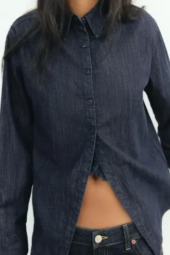 Best CAMISA DENIM TRF ABERTURA Mujer Camisas / Blusas