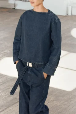 Fashion CAMISA DENIM ZW COLLECTION Mujer Camisas / Blusas