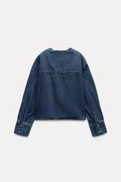 Fashion CAMISA DENIM ZW COLLECTION Mujer Camisas / Blusas