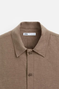 Hot CAMISA EFECTO ARRUGADO Hombre Camisas