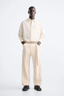 Discount CAMISA EFECTO ARRUGADO Hombre Camisas