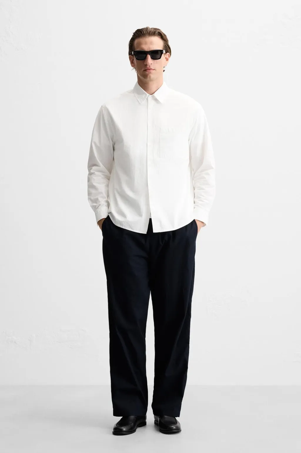 Online CAMISA EFECTO ARRUGADO Hombre Camisas