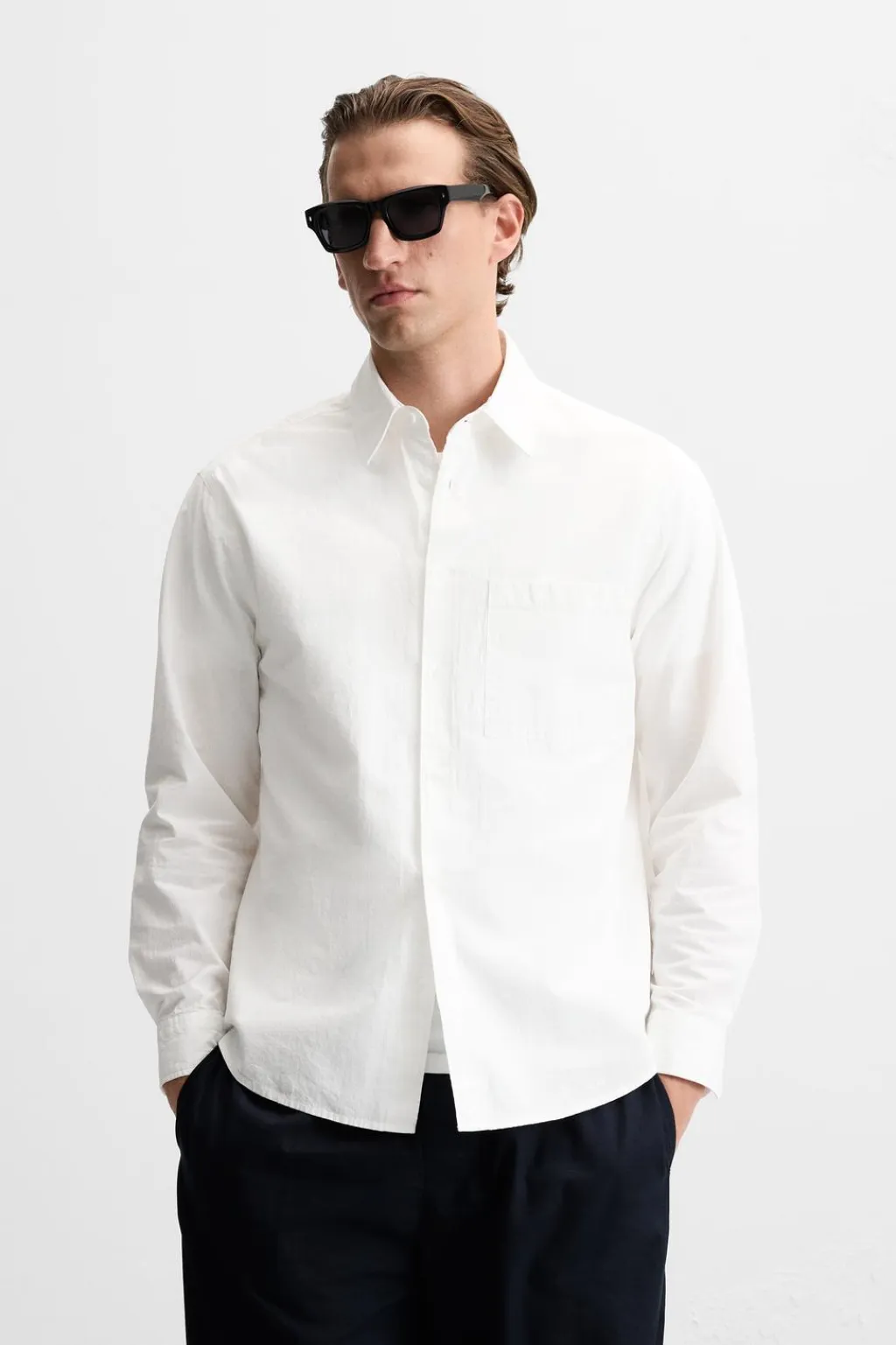 Online CAMISA EFECTO ARRUGADO Hombre Camisas