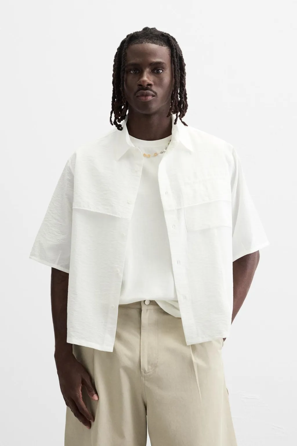 Outlet CAMISA EFECTO ARRUGADO Hombre Camisas