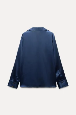 Fashion CAMISA EFECTO ARRUGADO Mujer Camisas / Blusas