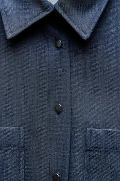 Fashion CAMISA EFECTO DENIM Mujer Camisas / Blusas