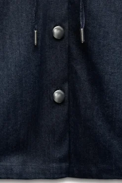 Best CAMISA EFECTO DENIM CAPUCHA Mujer Camisas / Blusas