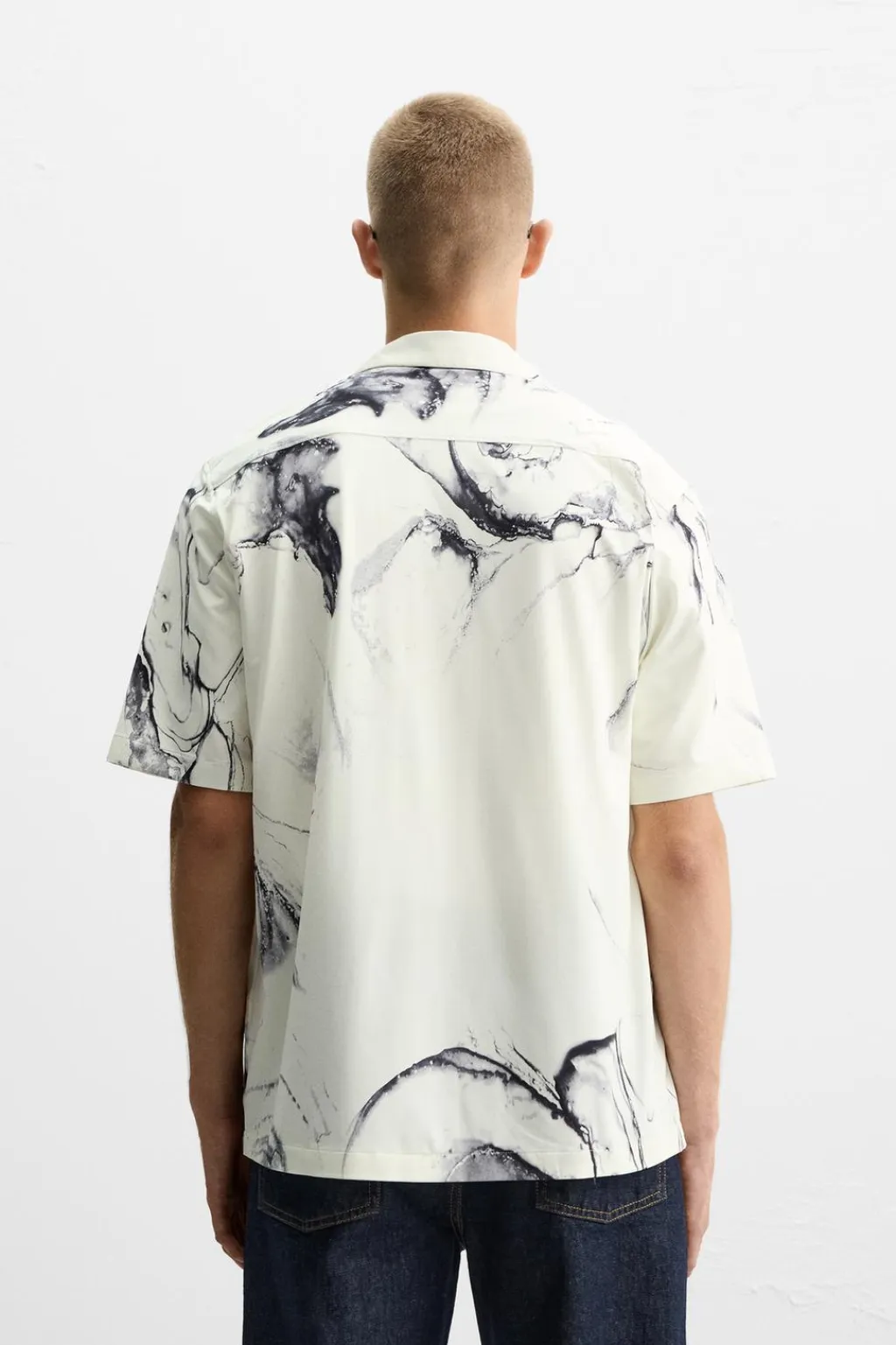 Fashion CAMISA ELÁSTICA ESTAMPADO ABSTRACTO Hombre Camisas