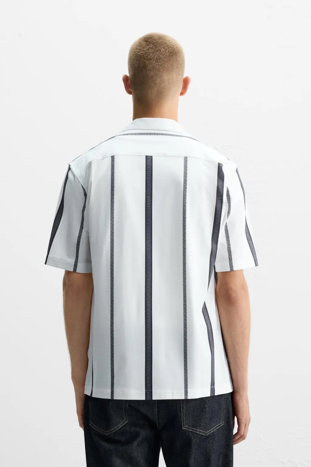 Discount CAMISA ELÁSTICA ESTAMPADO RAYAS Hombre Camisas