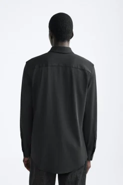 Hot CAMISA ELÁSTICA ESTRUCTURA Hombre Camisas