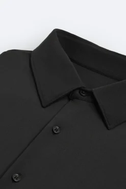 Hot CAMISA ELÁSTICA ESTRUCTURA Hombre Camisas