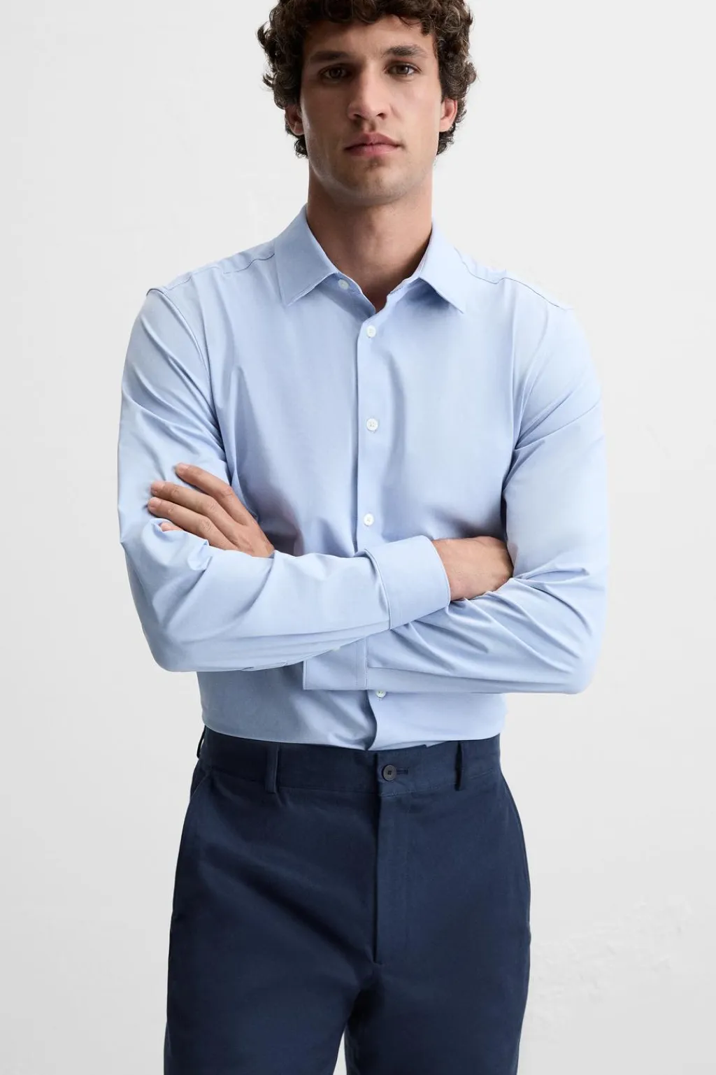 Outlet CAMISA ELÁSTICA ESTRUCTURA Hombre Camisas