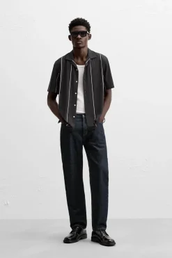 Best CAMISA ELÁSTICA RAYAS Hombre Camisas