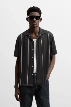 Best CAMISA ELÁSTICA RAYAS Hombre Camisas