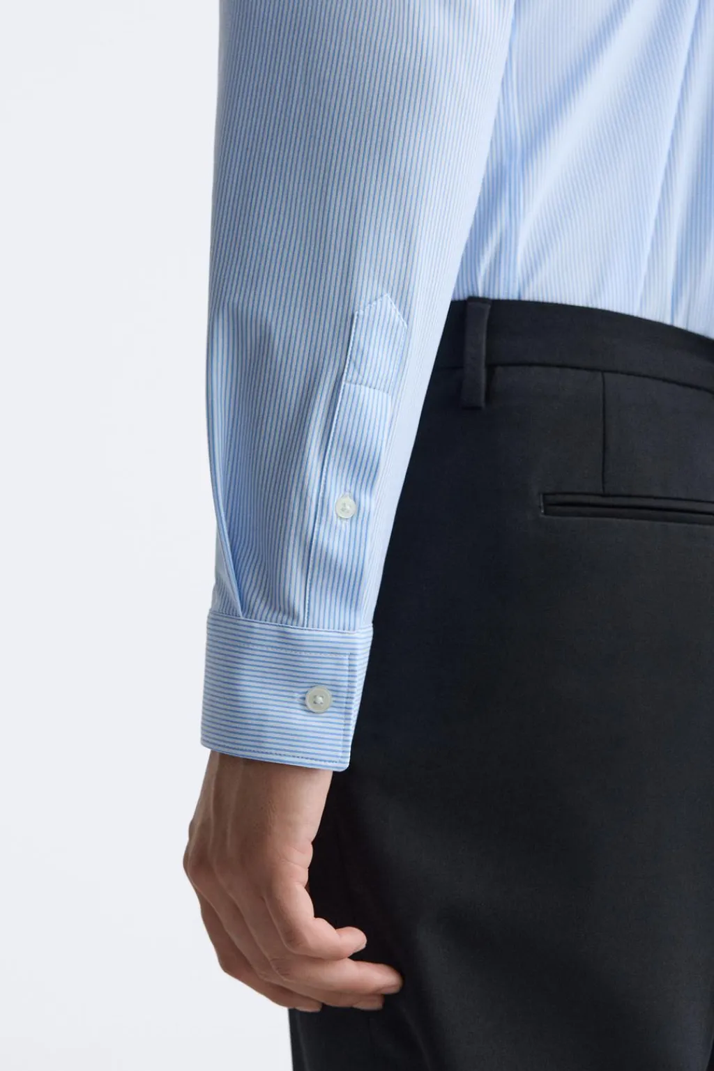 New CAMISA ELÁSTICA RAYAS Hombre Camisas