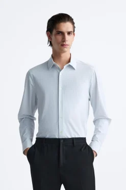 Online CAMISA ELÁSTICA RAYAS Hombre Camisas