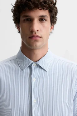 Fashion CAMISA ELÁSTICA RAYAS Hombre Camisas