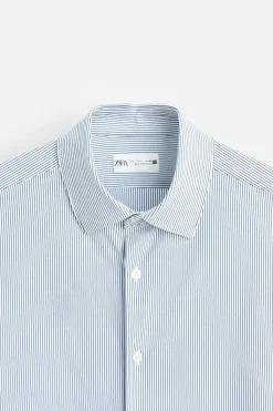 Fashion CAMISA ELÁSTICA RAYAS Hombre Camisas