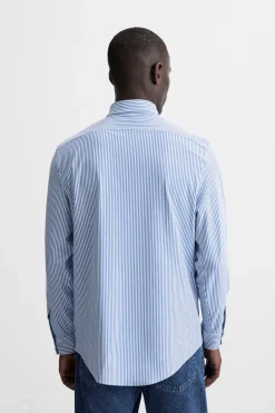 Fashion CAMISA ELÁSTICA RAYAS Hombre Camisas