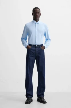 Hot CAMISA ELÁSTICA RAYAS Hombre Camisas