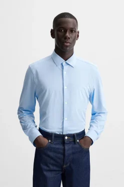 Hot CAMISA ELÁSTICA RAYAS Hombre Camisas