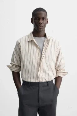 Discount CAMISA ELÁSTICA RAYAS Hombre Camisas