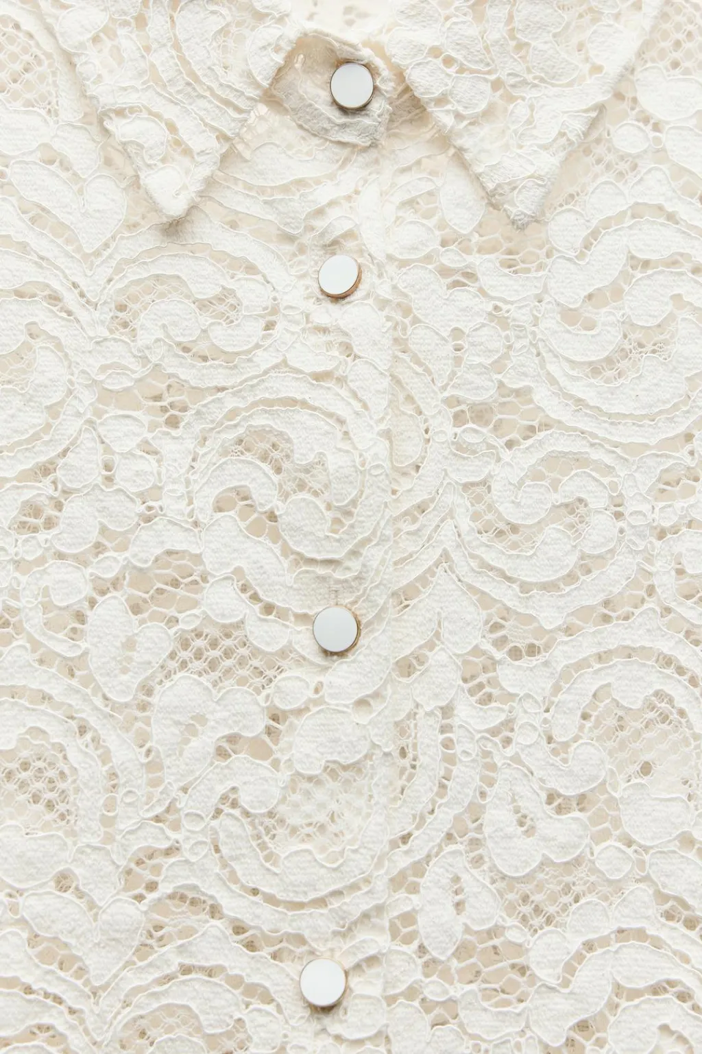 New CAMISA ENCAJE Mujer Camisas / Blusas