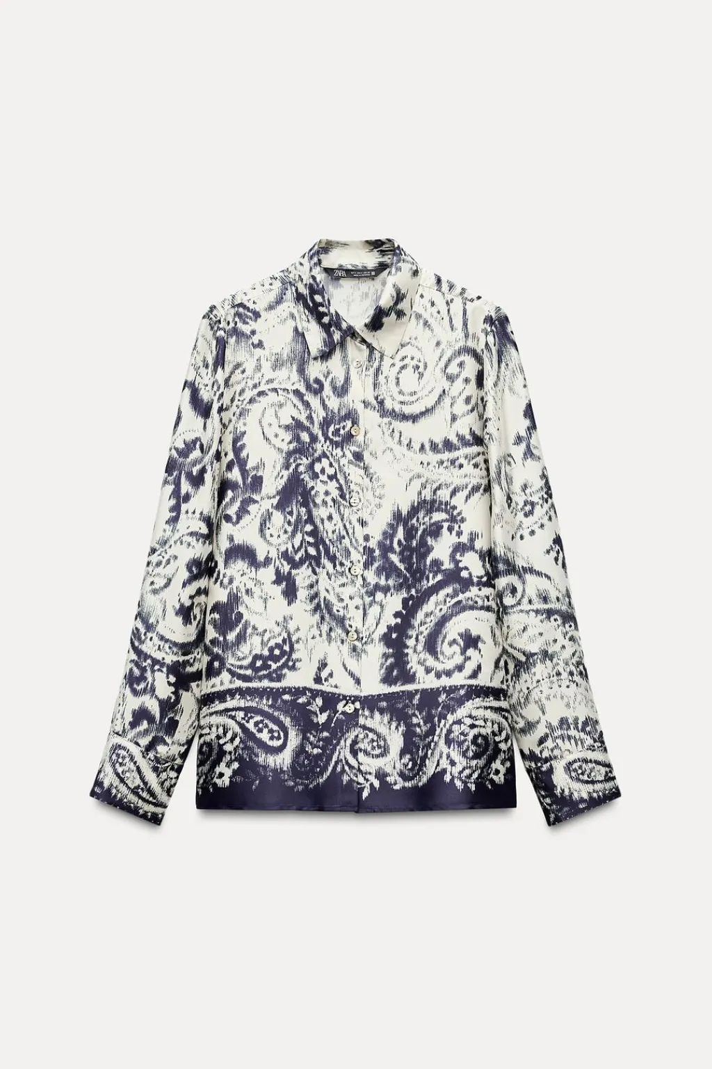 New CAMISA ESTAMPADA ABERTURAS Mujer Camisas / Blusas