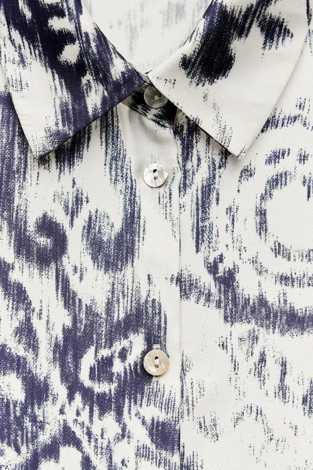 New CAMISA ESTAMPADA ABERTURAS Mujer Camisas / Blusas