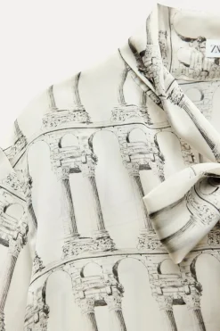 Discount CAMISA ESTAMPADA LAZADA ZW COLLECTION Mujer Camisas / Blusas