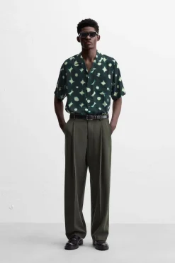 Hot CAMISA ESTAMPADA MEZCLA VISCOSA Hombre Camisas