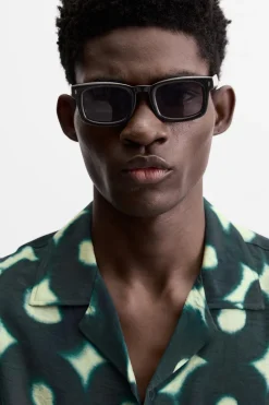 Hot CAMISA ESTAMPADA MEZCLA VISCOSA Hombre Camisas