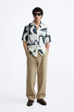 Fashion CAMISA ESTAMPADO ABSTRACTO Hombre Camisas