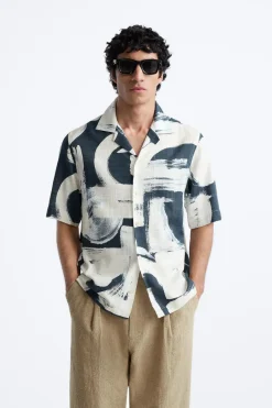 Fashion CAMISA ESTAMPADO ABSTRACTO Hombre Camisas