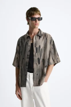 Best CAMISA ESTAMPADO ABSTRACTO Hombre Camisas
