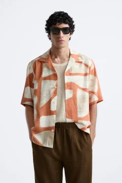 Clearance CAMISA ESTAMPADO ABSTRACTO Hombre Camisas
