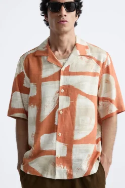 Clearance CAMISA ESTAMPADO ABSTRACTO Hombre Camisas