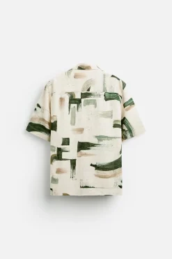 Outlet CAMISA ESTAMPADO ABSTRACTO Hombre Camisas