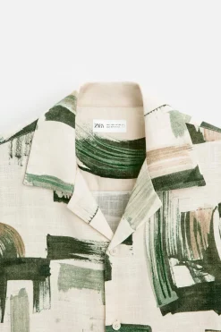 Outlet CAMISA ESTAMPADO ABSTRACTO Hombre Camisas