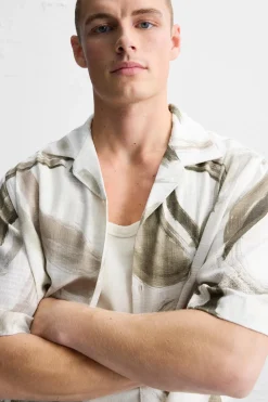 Fashion CAMISA ESTAMPADO ABSTRACTO Hombre Camisas