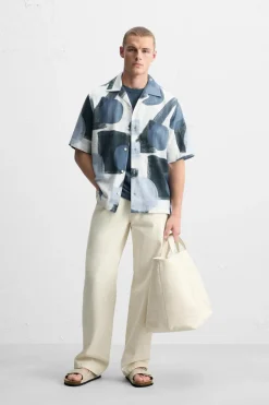 Discount CAMISA ESTAMPADO ABSTRACTO Hombre Camisas