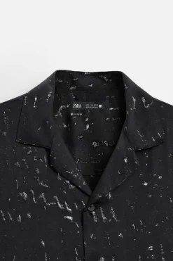 Hot CAMISA ESTAMPADO ABSTRACTO Hombre Camisas