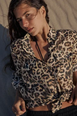 Discount CAMISA ESTAMPADO ANIMAL Mujer Camisas / Blusas