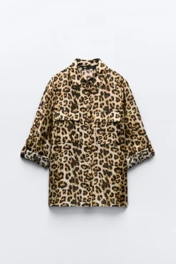 Discount CAMISA ESTAMPADO ANIMAL Mujer Camisas / Blusas